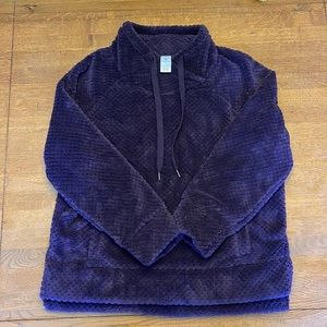 Women’s Large a plush Pullover - Purple